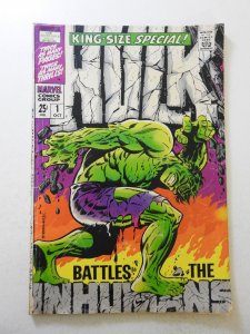 The Incredible Hulk Annual #1 (1968) Apparent FR Condition see desc