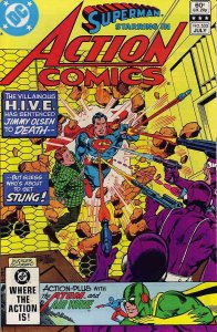 Action Comics #533 FN ; DC | Superman 1982 Jimmy Olsen H.I.V.E. Air Wave the Ato