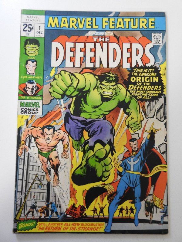 Marvel Feature #1 (1971) VG/FN Condition! 1st Appearance of the Defenders!