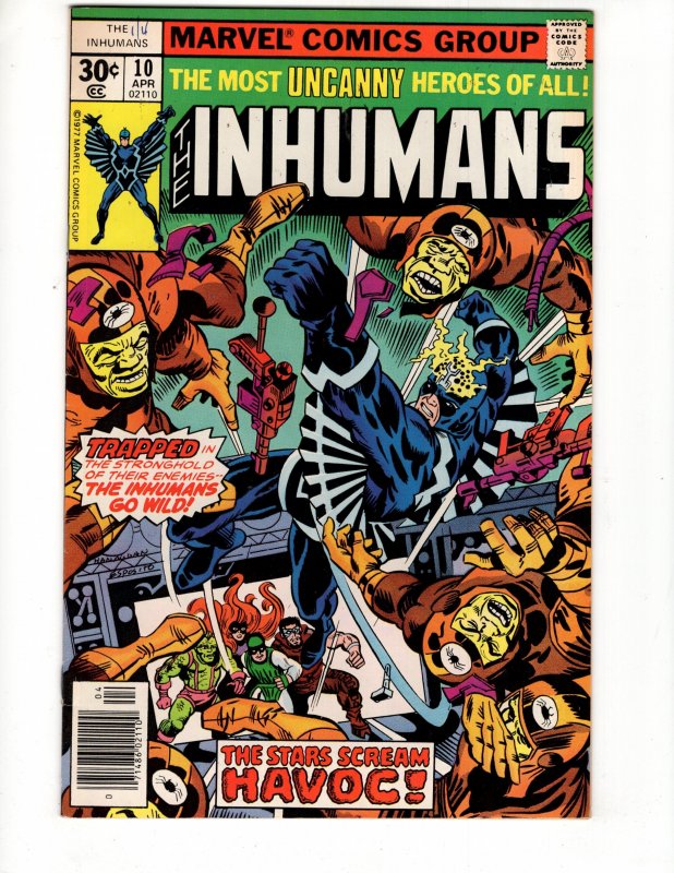 The Inhumans #10  THE STARS SCREAM HAVOC! Bronze Mighty MARVEL !!!