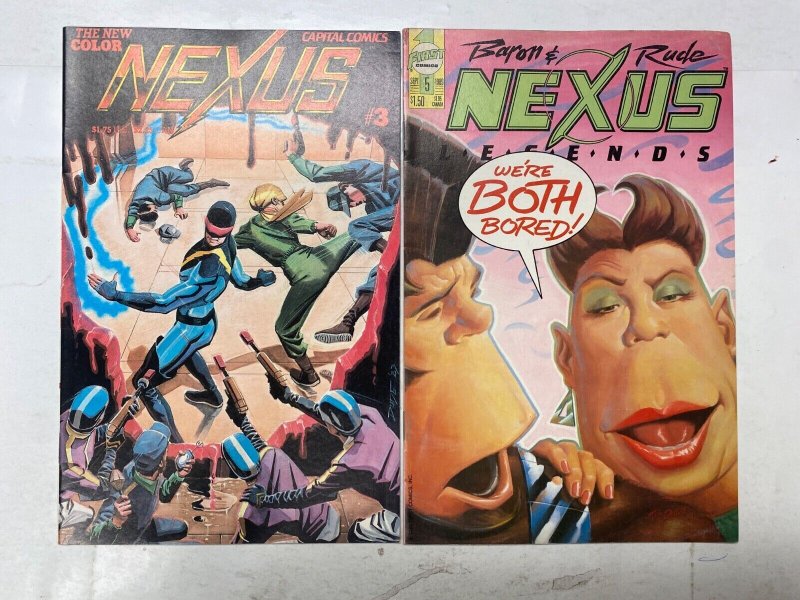 5 Nexus FIRST comic books #3 5 7 8 9 24 KM38