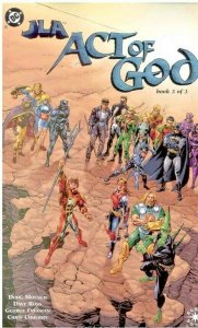 JLA Act of God SET #1 to #3 8.0 VF 3 different books (2001)