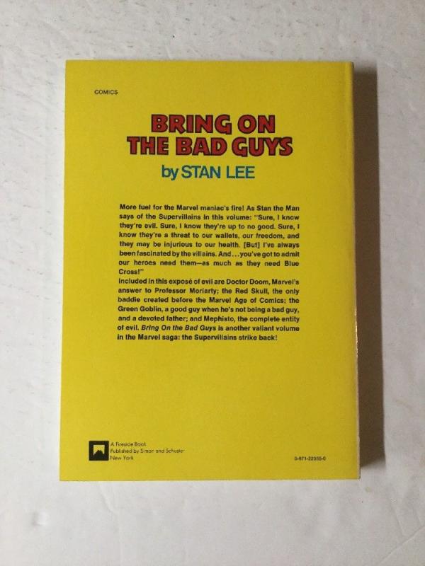 Bring On The Bad Guys By Stan Lee Fireside Nm Near Mint 9.4 Or Better