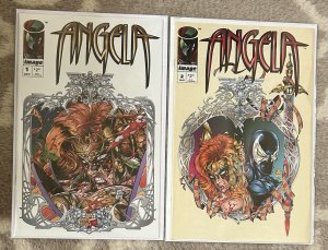 Spawn Angela #1,2 Lot Todd McFarlane Image Comics NM