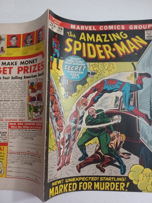 Amazing Spider-Man #108 - 1972 - FN/VF