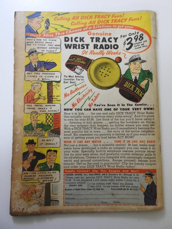 Punch and Judy Comics #23 (1947) GD/VG Condition 1 1/2 in spine split