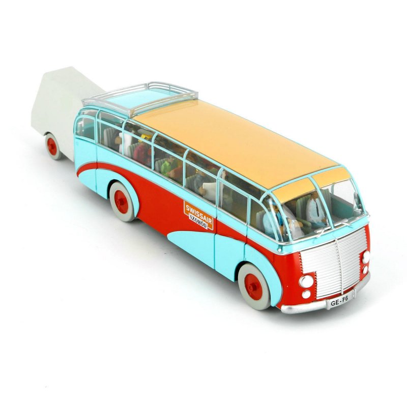 Autobus de Swissair - Tintin, Haddock, Milu, escolta y 14 pasajeros (ref#. 29...