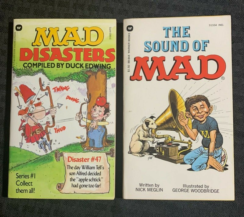 1980/92 MAD Sound of & Disasters 1st FN/FVF Paperback - Nick Meglin Collection