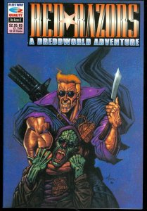 Red Razors #3 A Dreddworld Adventure Judge Dredd Fleetway Quality Comic Book NM
