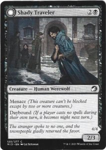 Magic the Gathering: Innistrad - Midnight Hunt - Shady Traveler/Stalking Predat