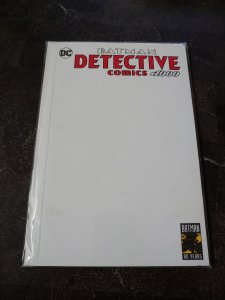 DETECTIVE COMICS #1000 BLANK VARIANT EDITION