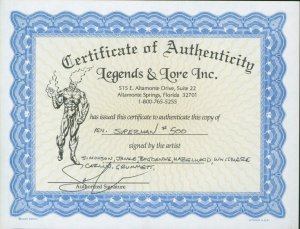 SIGNED 7 SIGNATURES Adventures of Superman 500 PLATINUM Edition Sealed in Bag
