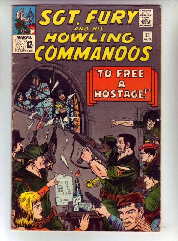 Sgt. Fury and His Howling Commandos #21 (Aug-65) FN+ Mid-Grade Sgt. Fury, Dum...