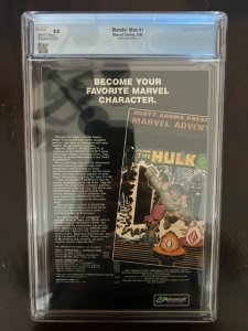 Wonder Man #1 (1986) - CGC 8.0 - 1st Solo Series!