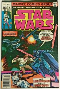 STAR WARS#6 VF 1977 MARVEL BRONZE AGE COMICS