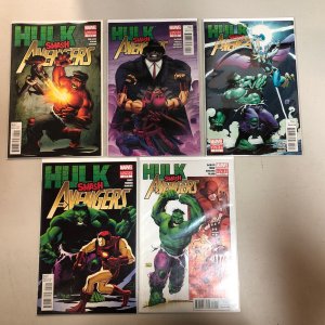 Hulk Smash The Avengers (2012) #1 2 3 4 5 (VF+/NM) Complete Set Marvel