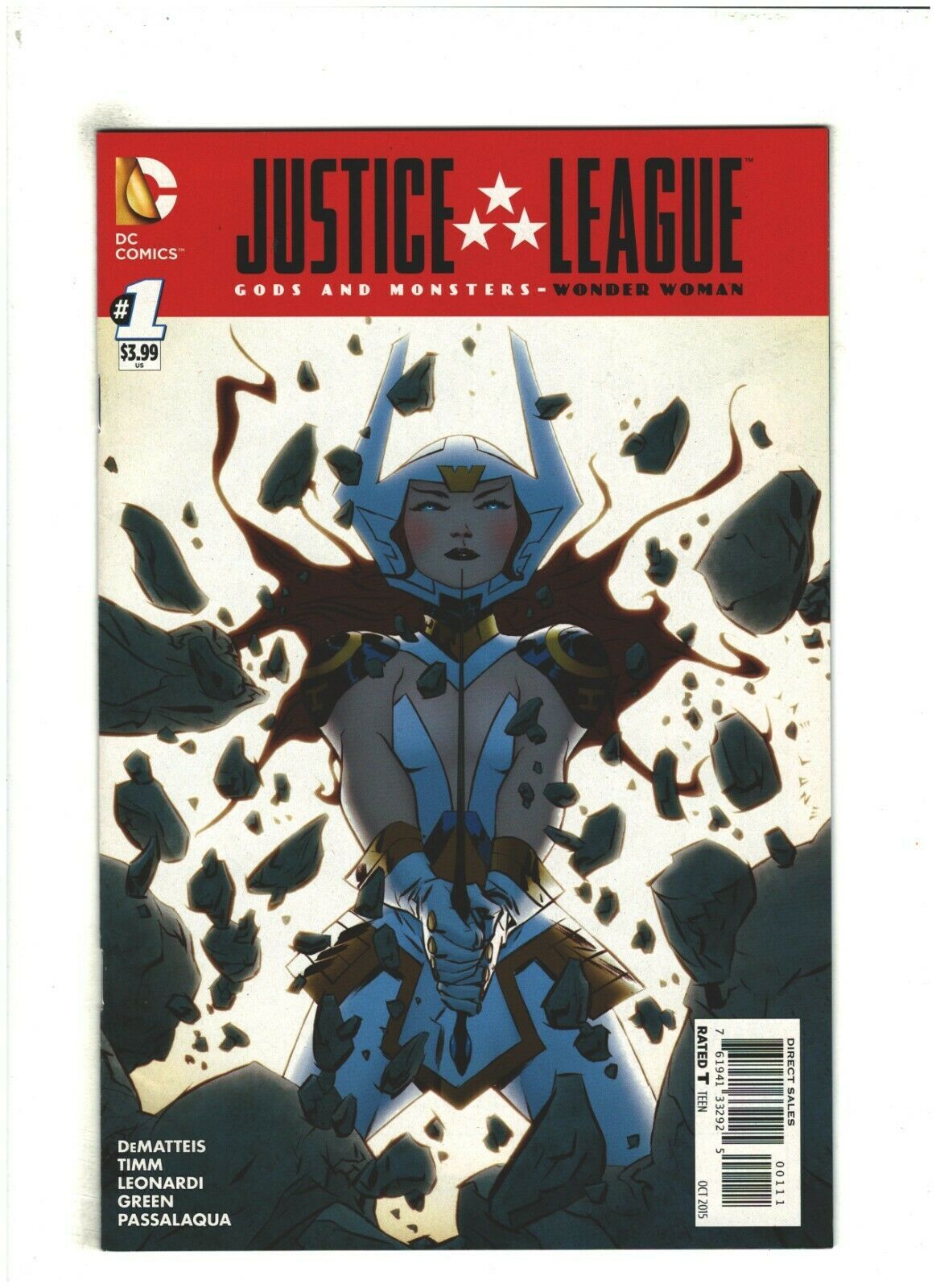 Justice League Gods and Monsters- Wonder Woman #1 VF+ 8.5 DC Comics Bruce  Timm | Comic Books - Modern Age, DC Comics, Justice League / HipComic
