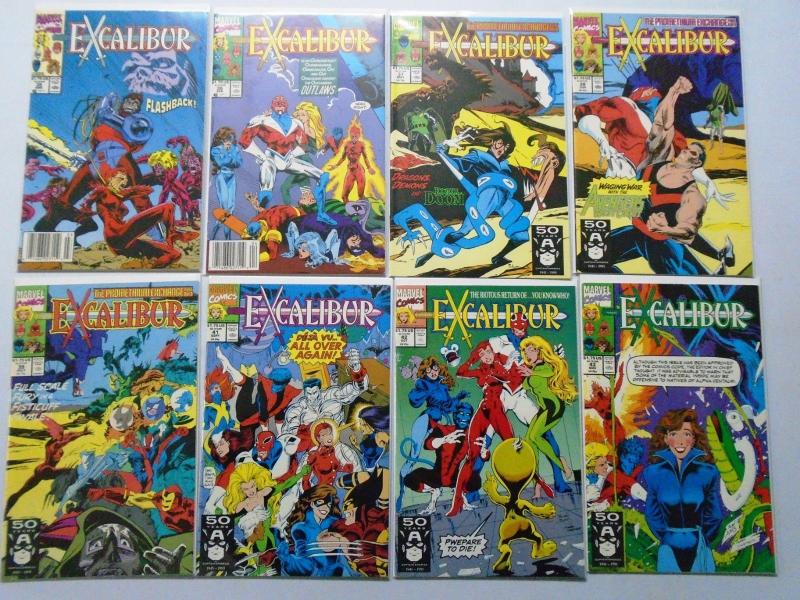 Excalibur Lot From:#4-100 + 3 Specials 75 Different 8.0 VF (1989-96)