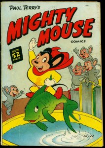Mighty Mouse #22 1951- St John Golden Age Funny Animals VG