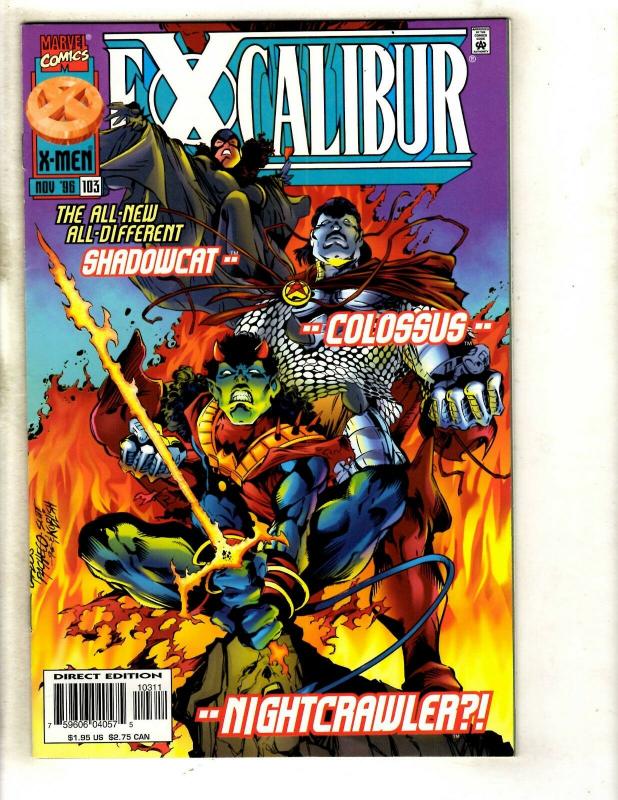 10 Excalibur Marvel Comics # 100 101 102 103 104 105 106 107 108 109 MF7