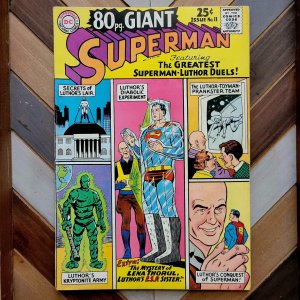 80-Page GIANT #11 FN (DC 1965) All LEX LUTHOR Issue! Greatest SUPERMAN Duels