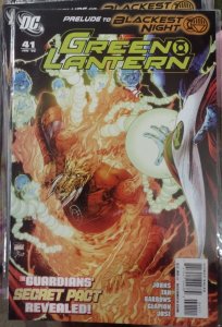 GREEN LANTERN # 41  2009   LARFLEEZE AGENT ORANGE  BLACKEST NIGHT PPRELUDE