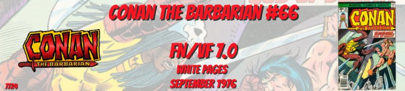 Conan the Barbarian 66 FN/VF 7.0 Marvel 1976