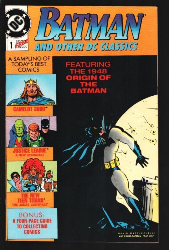 Batman and Other DC Classics #1 1989-1948 origin story by Bob Kane-Camelot 30...