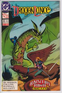 DRAGONLANCE #8 (Jun 1988) VFNM 9.0 white paper.