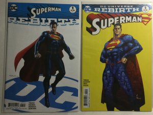 Superman 1 And Rebirth One-Shot Variant Nm Near Mint DC Comics