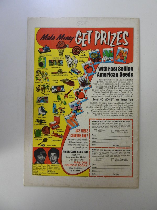 The X-Men #88 (1974) FN+ condition writing back cover