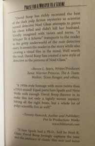 A whisper to a scheme,2017,118p,signed