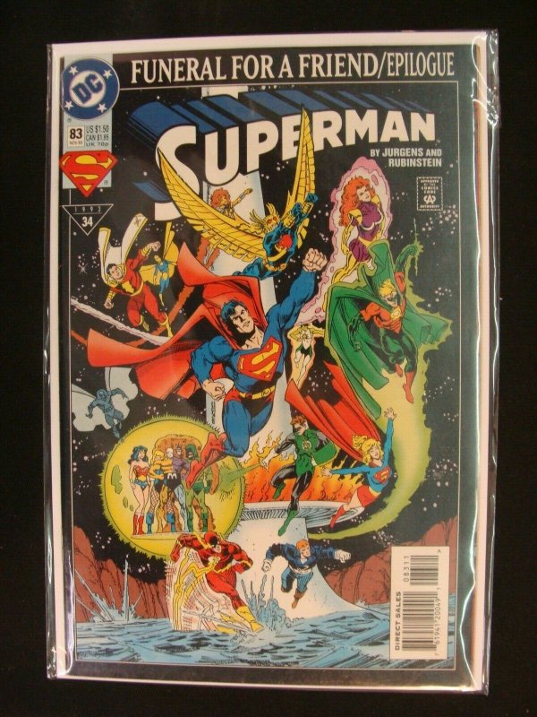 Superman Funeral for a Friend #1-8 & Epilogue 498 685 20 76 499 686 21 77 83