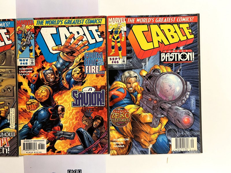 3 Cable Marvel Comic Books # 46 48 49 Spiderman Avengers Defenders Thor 77 JS19