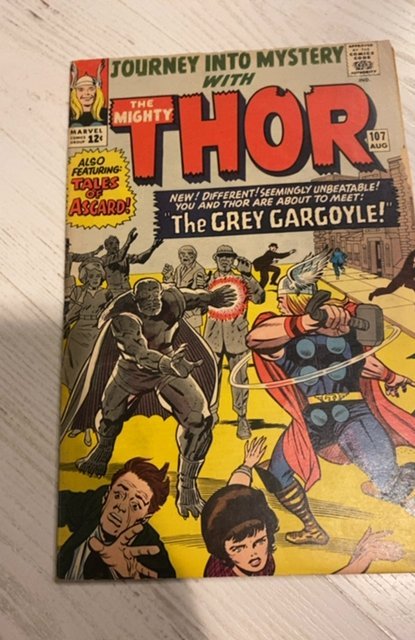 Journey into Mystery #107 (1964)First grey gargoyle FN+