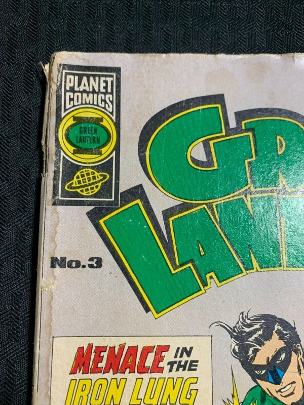 Vintage GREEN LANTERN ALBUM #3 G/VG 3.0 Planet Comics / Gil Kane