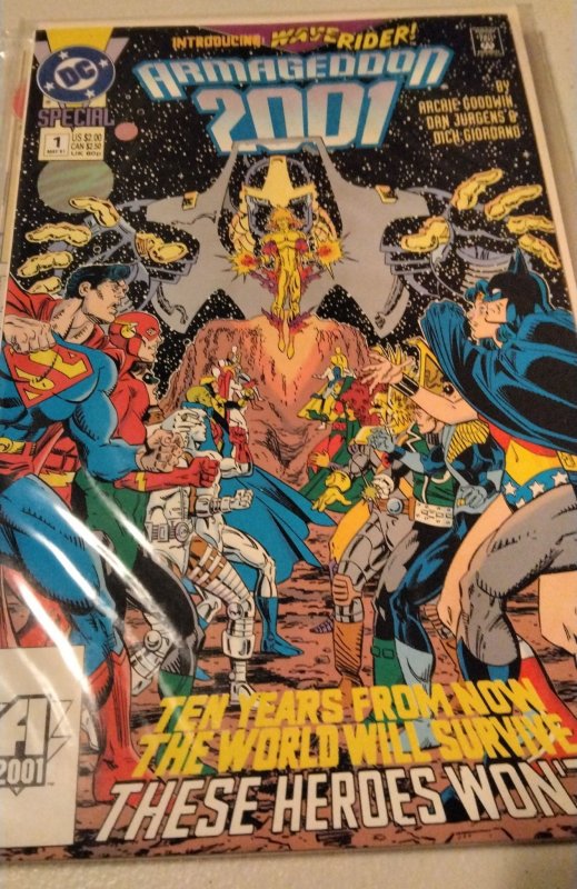 Armageddon 2001 #1 Direct Edition (1991) Waverider