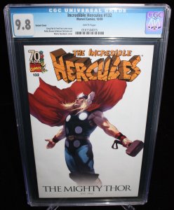 Incredible Hercules #132 (CGC 9.8) Marko Djurdjevic Variant Cover - 2009