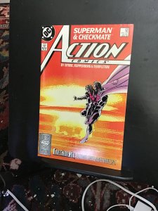 Action Comics #598 Direct Edition (1988) first check mate! High-grade key! NM-