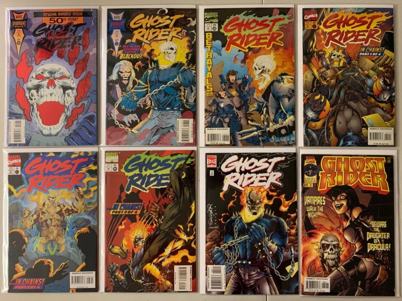 Ghost Rider lot #2-84 w/ variants Marvel 2nd S. (avg 7.0 VF-) 39 diff (1990-'97)