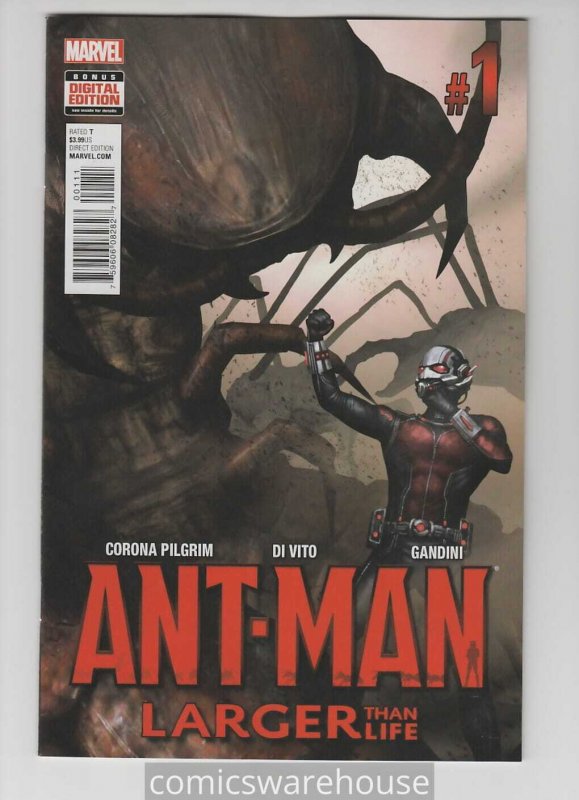 ANT-MAN LARGER THAN LIFE (2015 MARVEL) #1 NM A78029