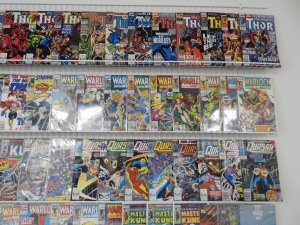 Huge Lot of 200 Comics W/ Thor, Warlock, Wolverine Avg. FN+