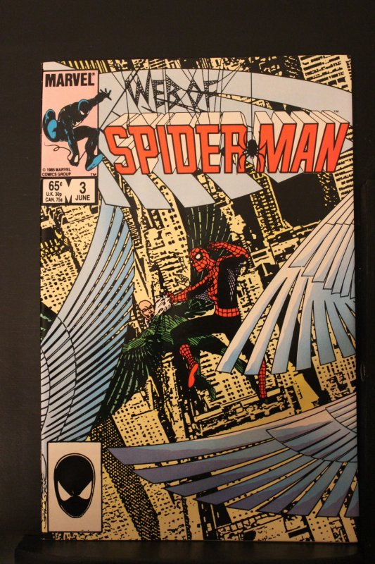 Web Of Spider-man #3 (1985) High-Grade NM- or better! The Vulture wow!