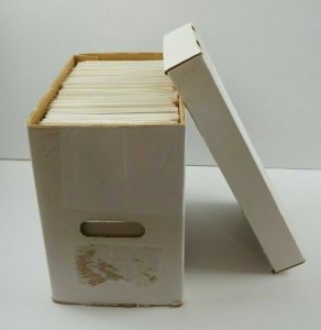 600 Backing Boards + Short Box + Lid - comic supplies backer lot packing protect