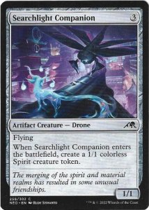 Magic the Gathering: Innistrad - Kamigawa: Neon Dynasty - Searchlight Companion