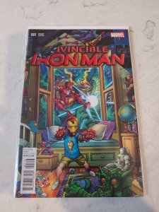 INVINCIBLE IRON MAN (2015) #1 Bradshaw Young Guns VARIANT Cover