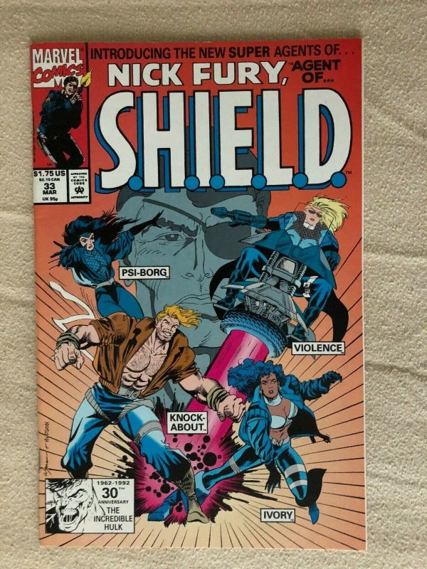 NICK FURY, AGENT OF SHIELD - COPPER AGE VOL 2 - #1, #10, #21, #33, SECRET WAR