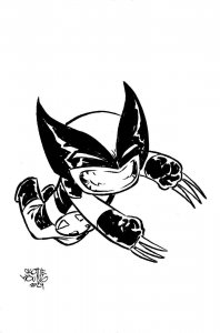 (2024) WOLVERINE BLOOD HUNT #1 SKOTTIE YOUNG  1:50 SKETCH VARIANT COVER