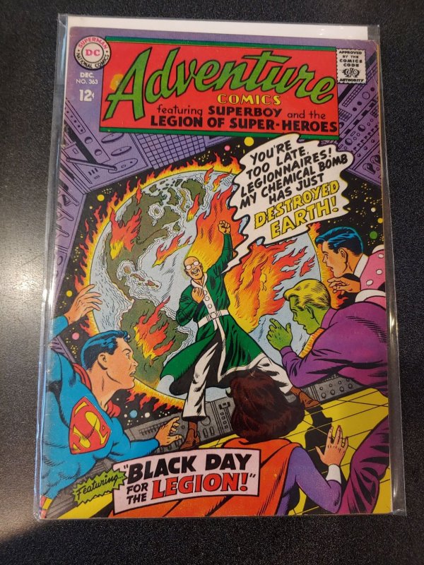 ADVENTURE COMICS #363 FINE