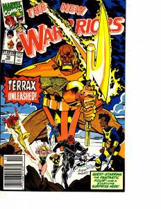 Lot Of 2 Comic Books Marvel New Warriors #16 and #17 Thor Ironman     ON10